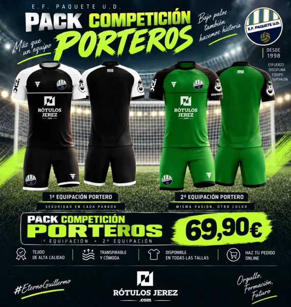 Pack Competición Porteros