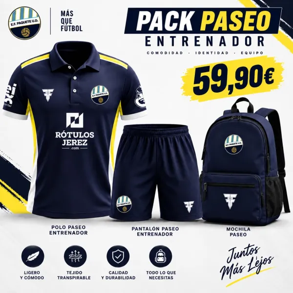 Pack Paseo Entrenador